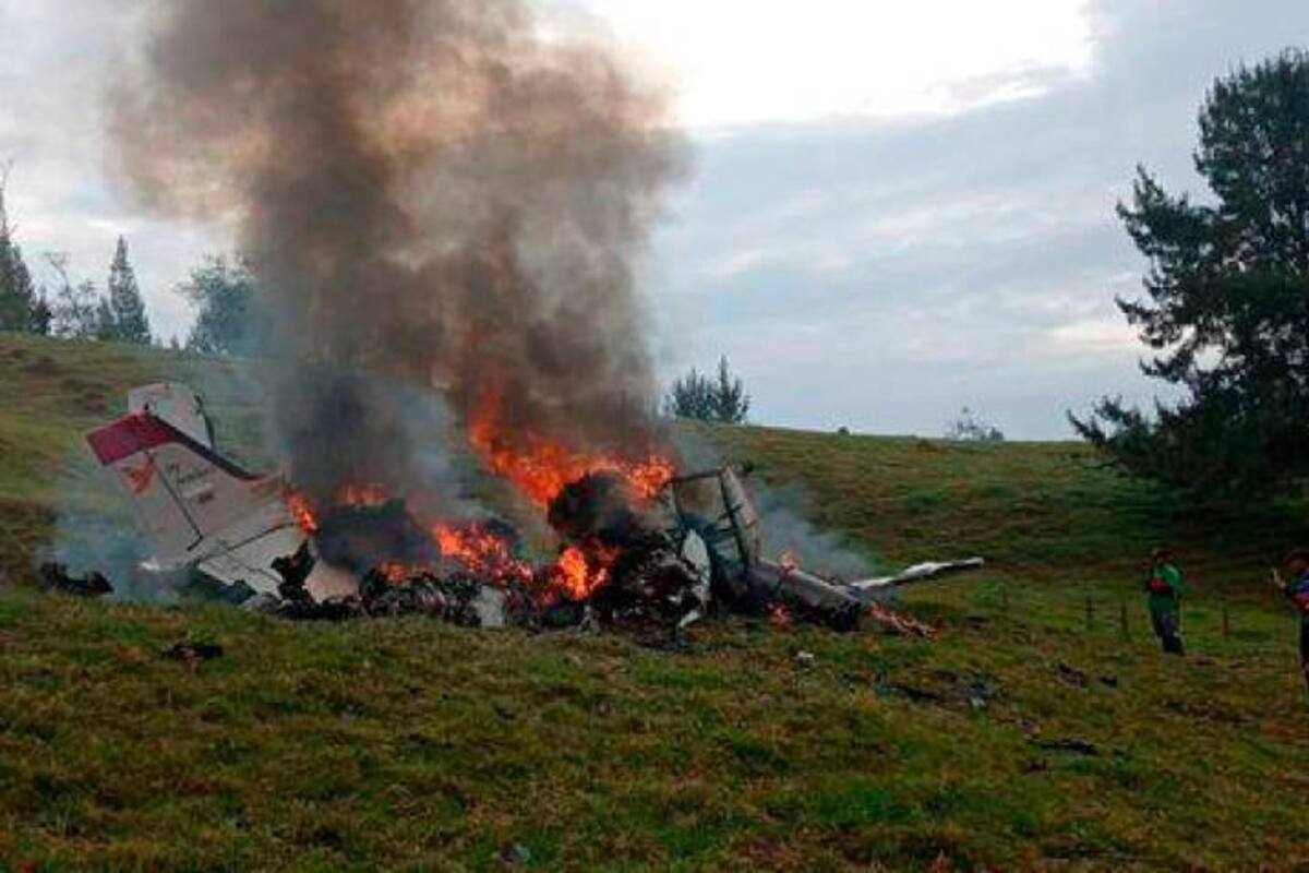 Avioneta que iba de Montería a Medellín se accidentó: 4 personas murieron