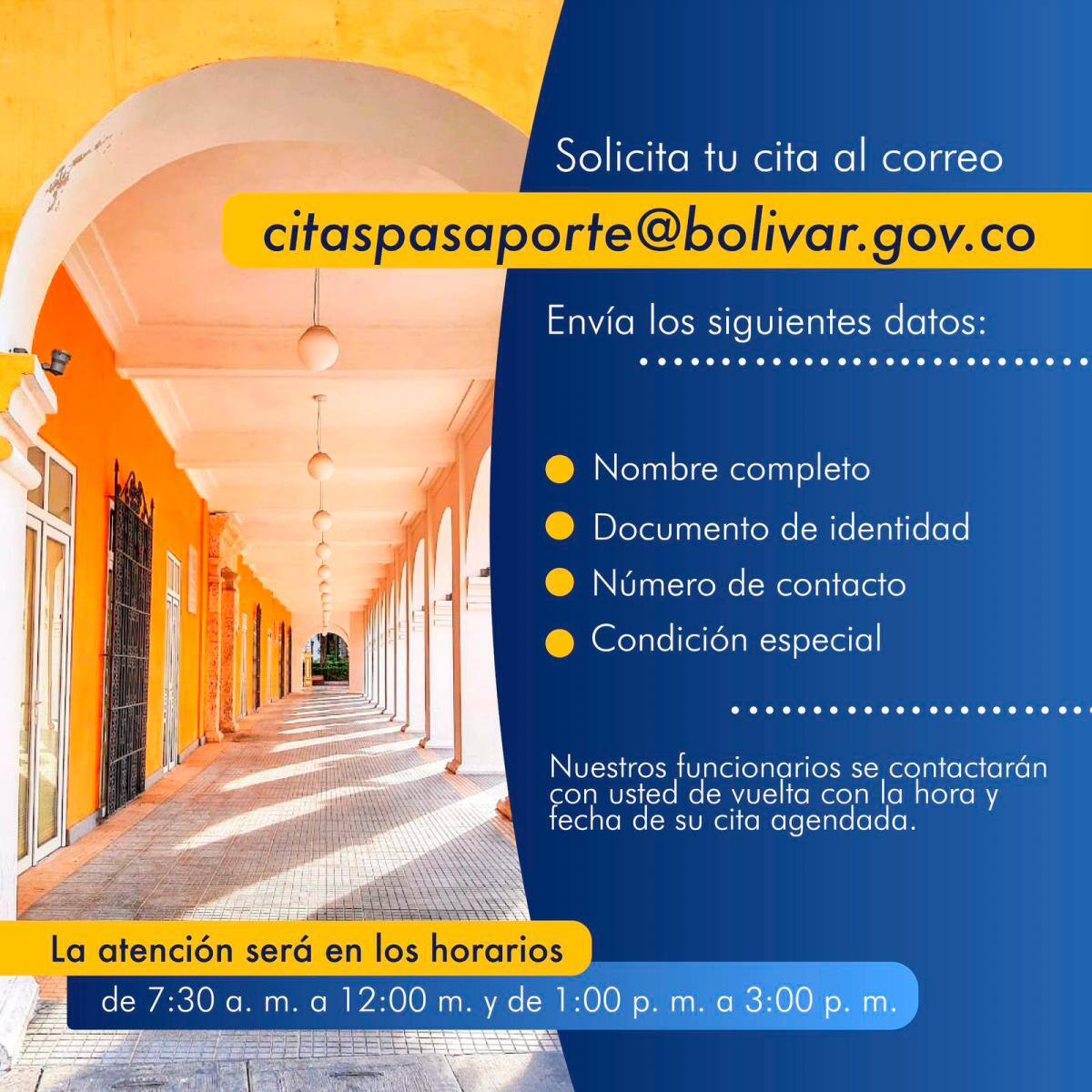 En el Palacio de la Proclamación se podrán realizar las diligencias de pasaporte. //Cortesía