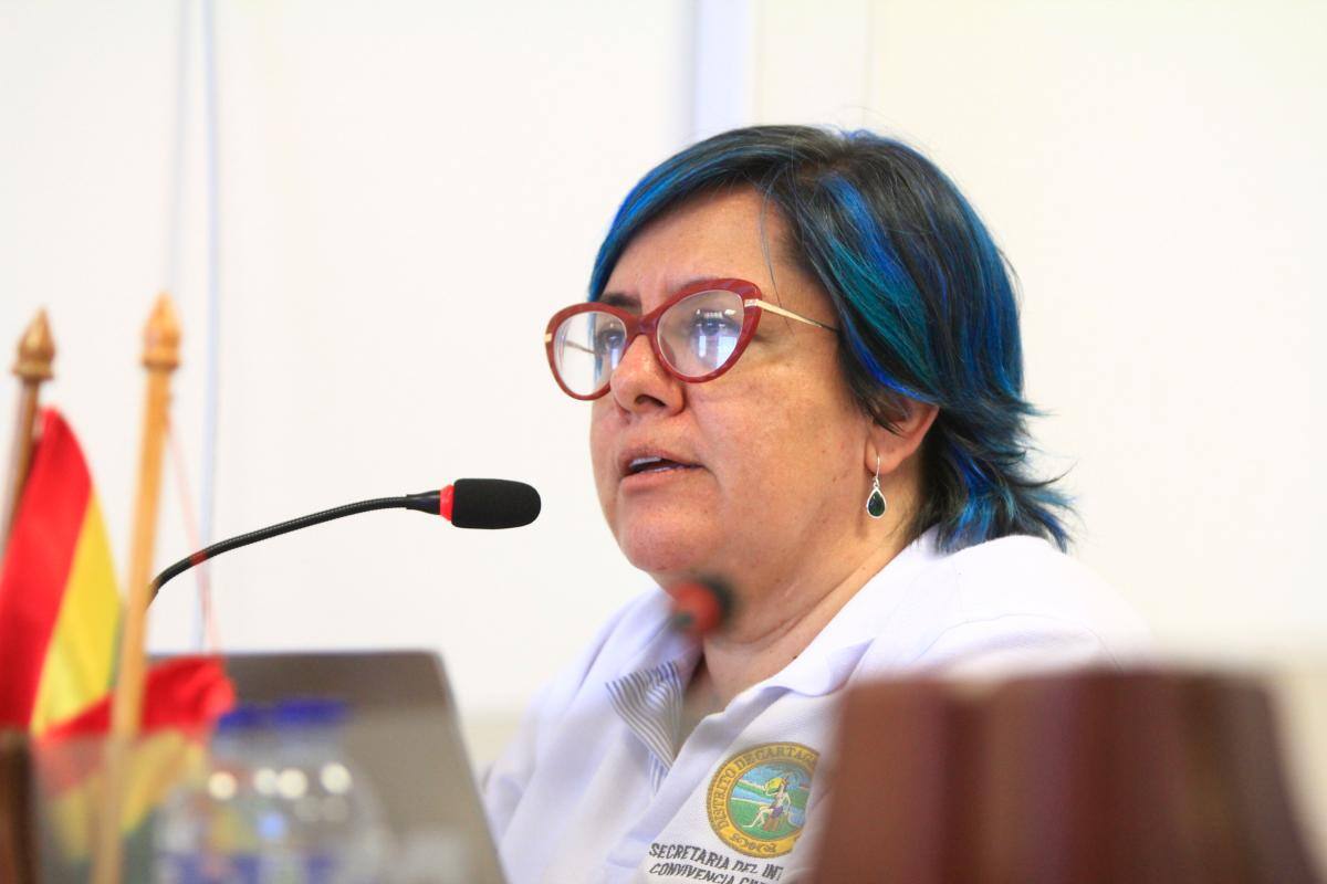 Renuncia Ana María González-Forero, secretaria del Interior