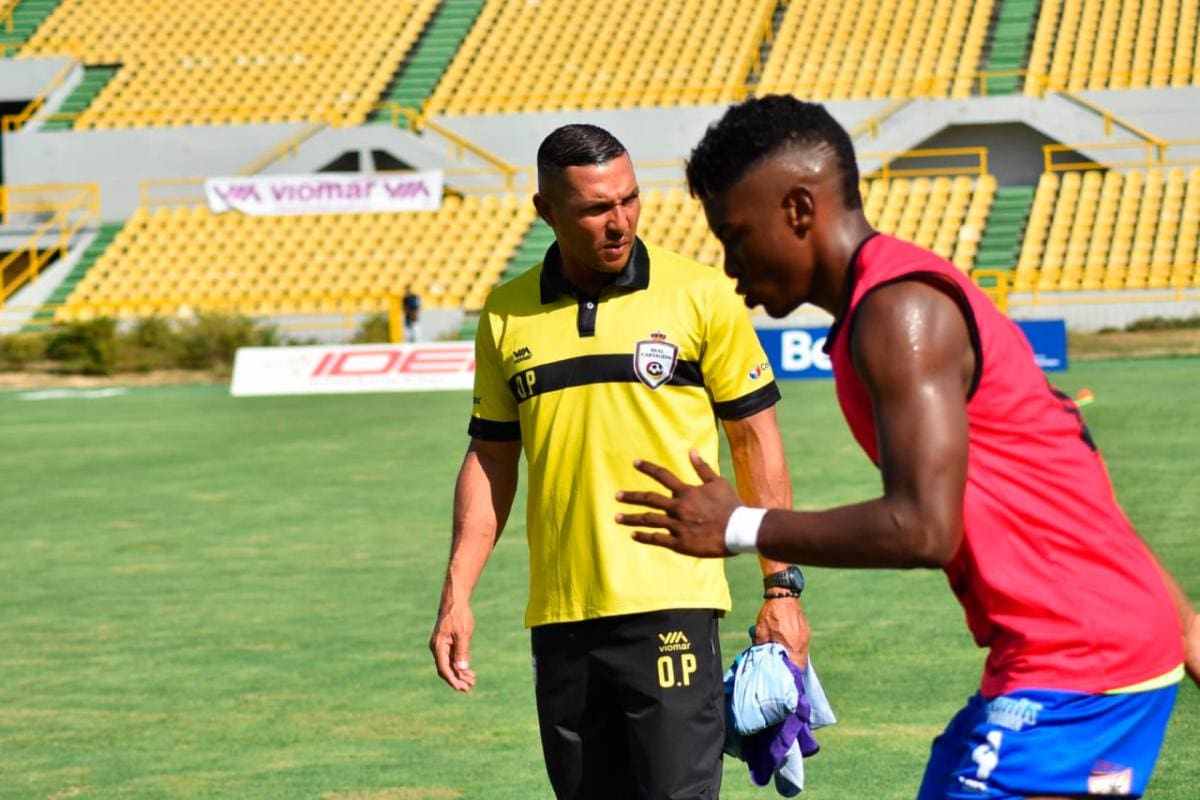 Real Cartagena tiene hambre de gloria: Óscar Passo