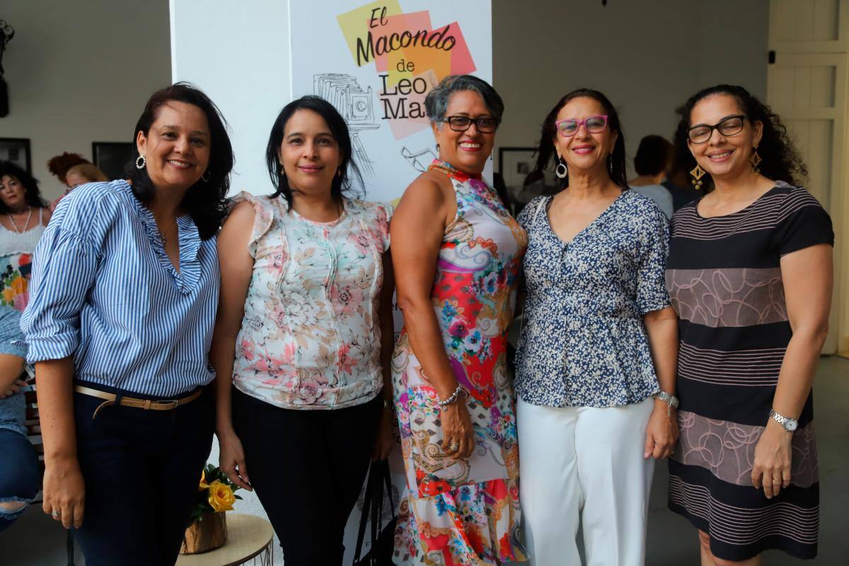 Clara Vergara, Mónica Eljaiek, Gina Freitas, Luisa Arévalo y Rocío Padilla.
