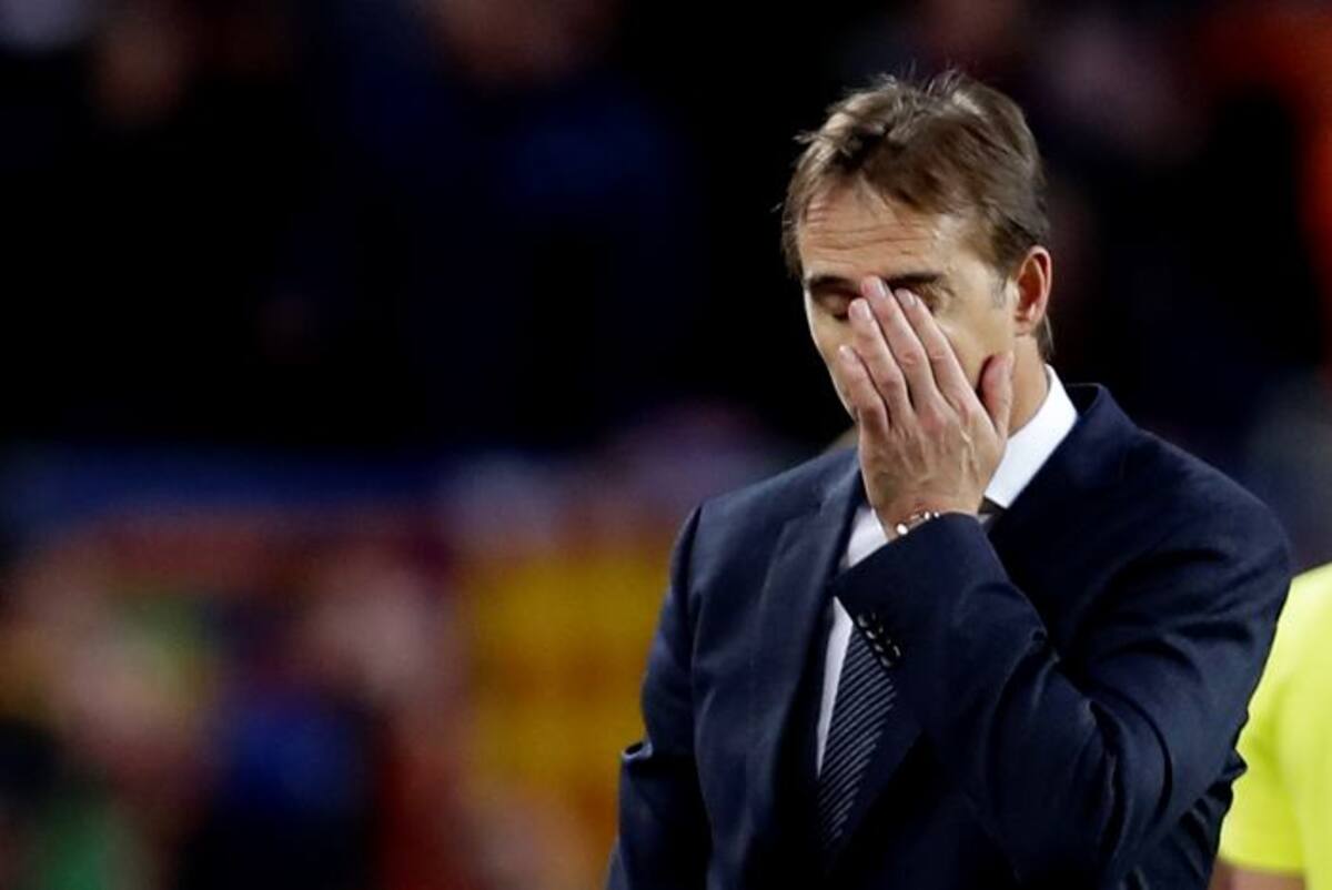 Julen Lopetegui sería despedido del Real Madrid. AP Manu Fernandez
