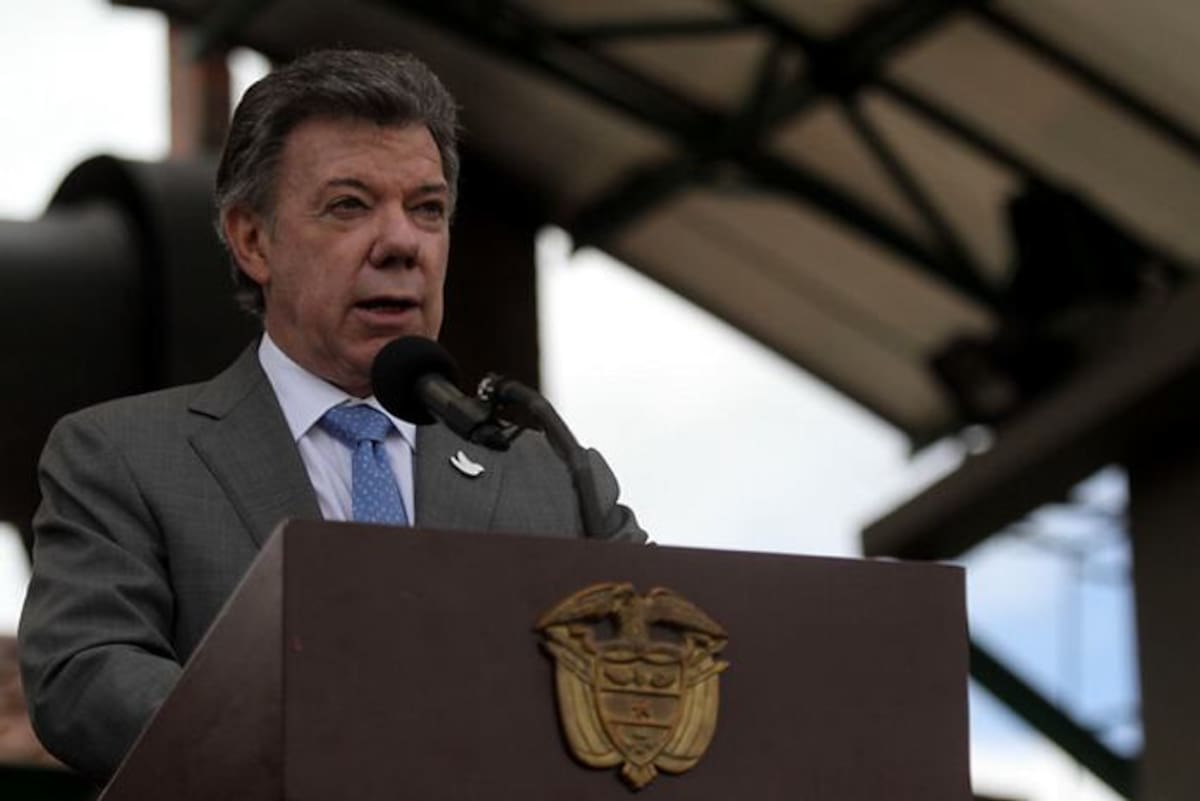 Juan Manuel Santos, presidente de la República. Archivo.