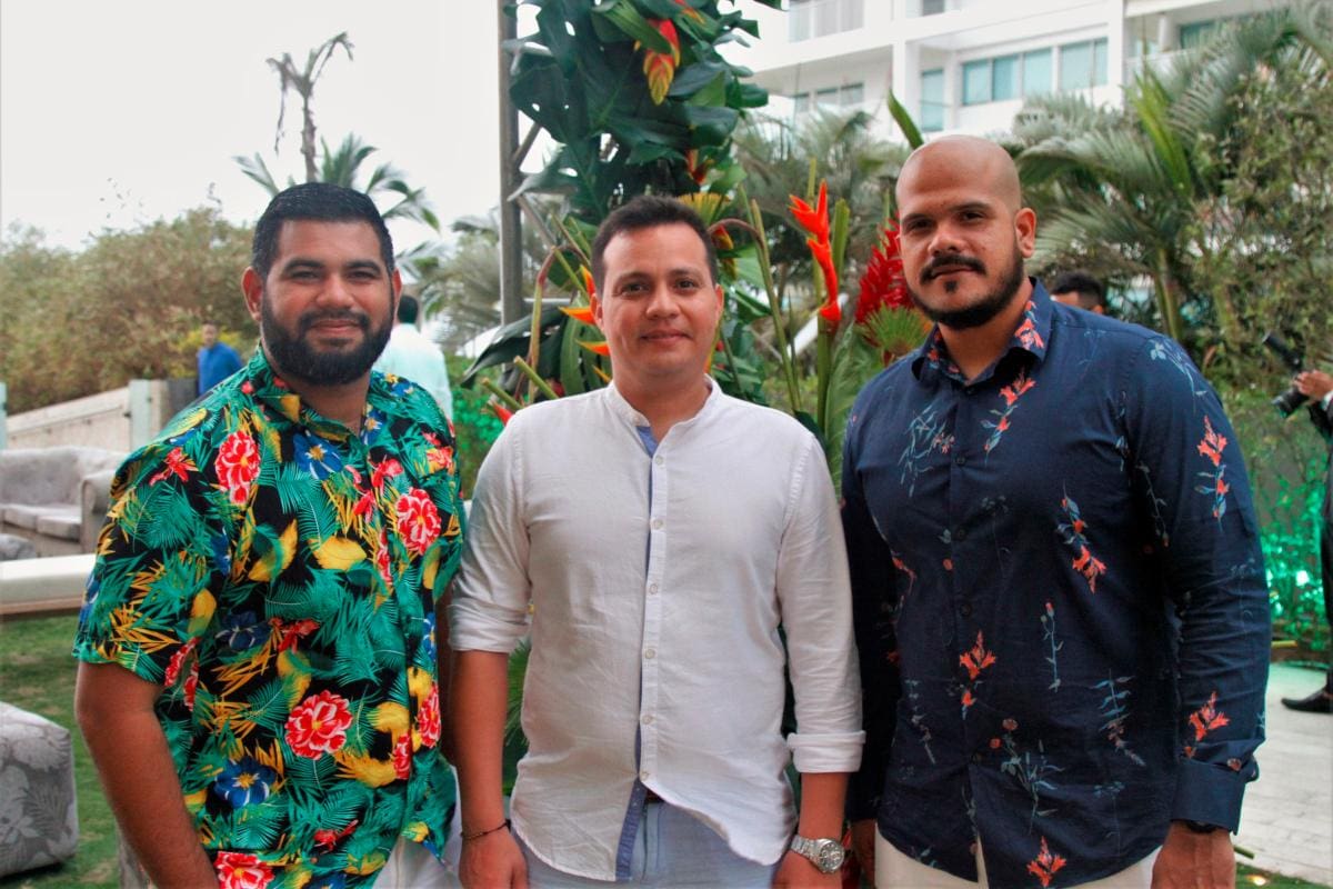 Mayco Padilla, Johan Mardach y Regino Villarreal.