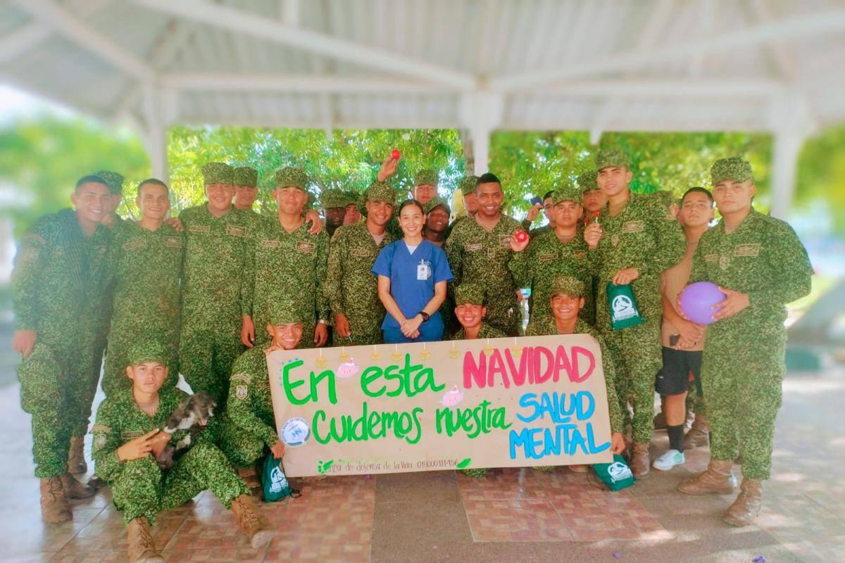 Campaña cuida la salud mental de infantes de Marina en fiestas decembrinas