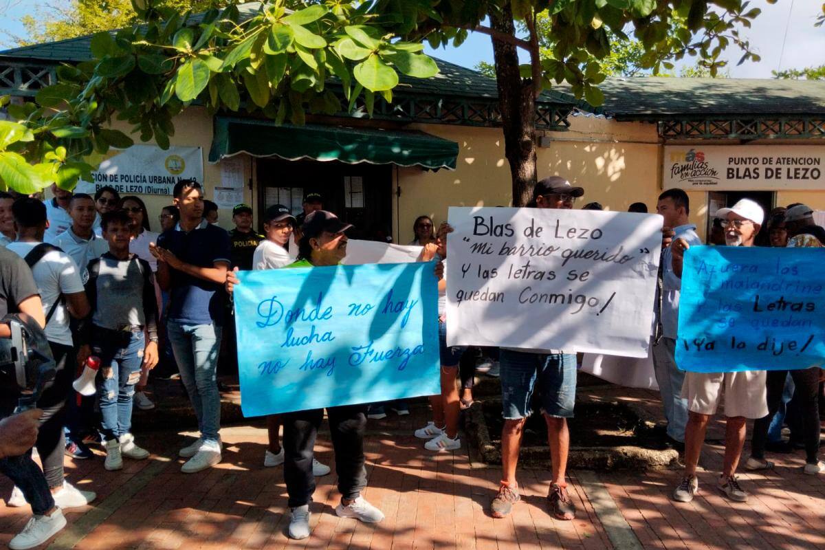 ¿Se van o se quedan las letras en Blas de Lezo? Sepa qué pasó en la audiencia