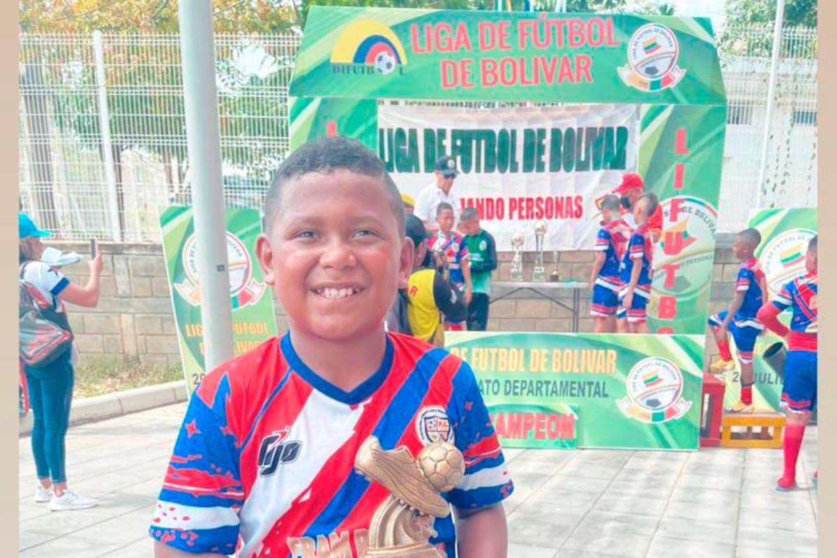 Luis Carlos Piñero, figura en la Liga de Fútbol de Bolívar