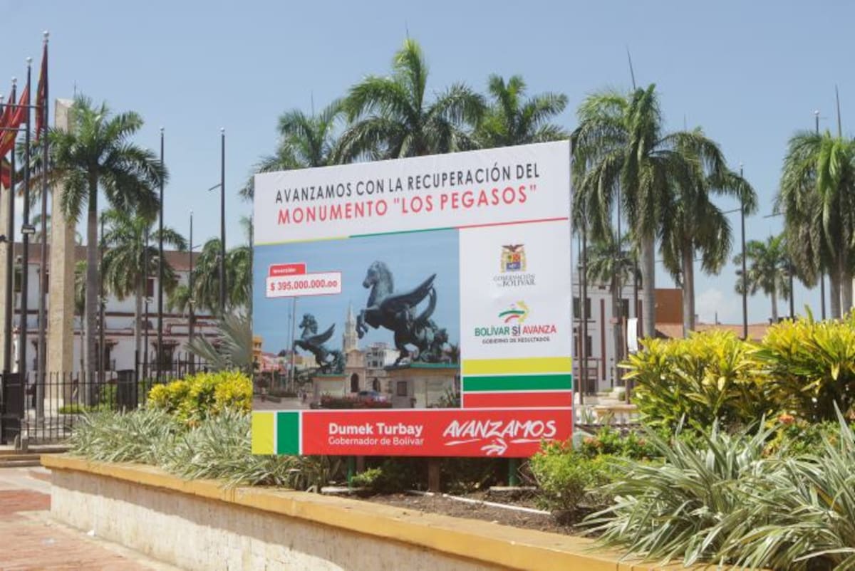 Las obras de restauración en el monumento comenzaron hace una semana. Julio Castaño- El Universal.
