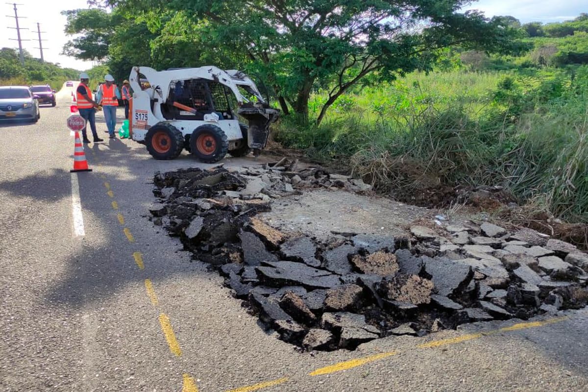 ¡Por fin! Alcaldía de Cartagena empezó las adecuaciones a la Ruta 90