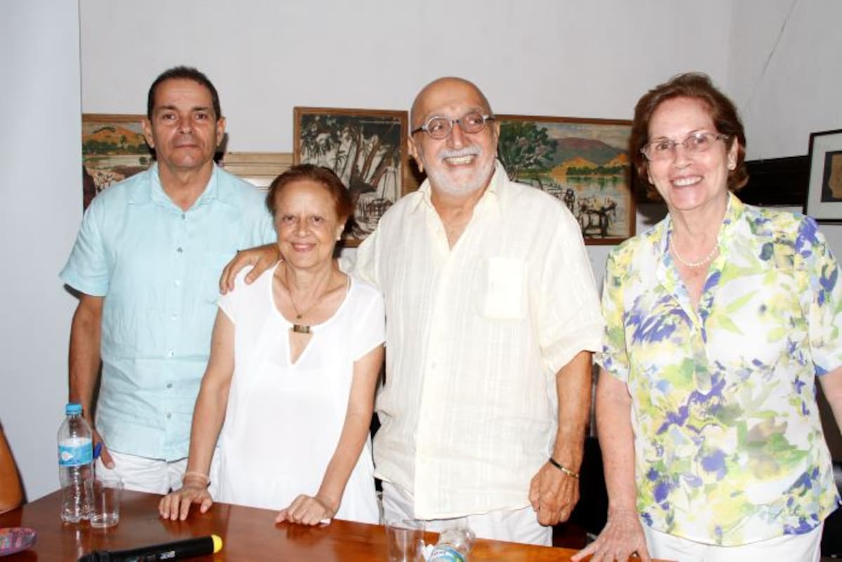 Luis Carlos Martínez, Cecilia Delgado, Juan Gossaín y Tere Perdomo. MARUJA PARRA - EL UNIVERSAL