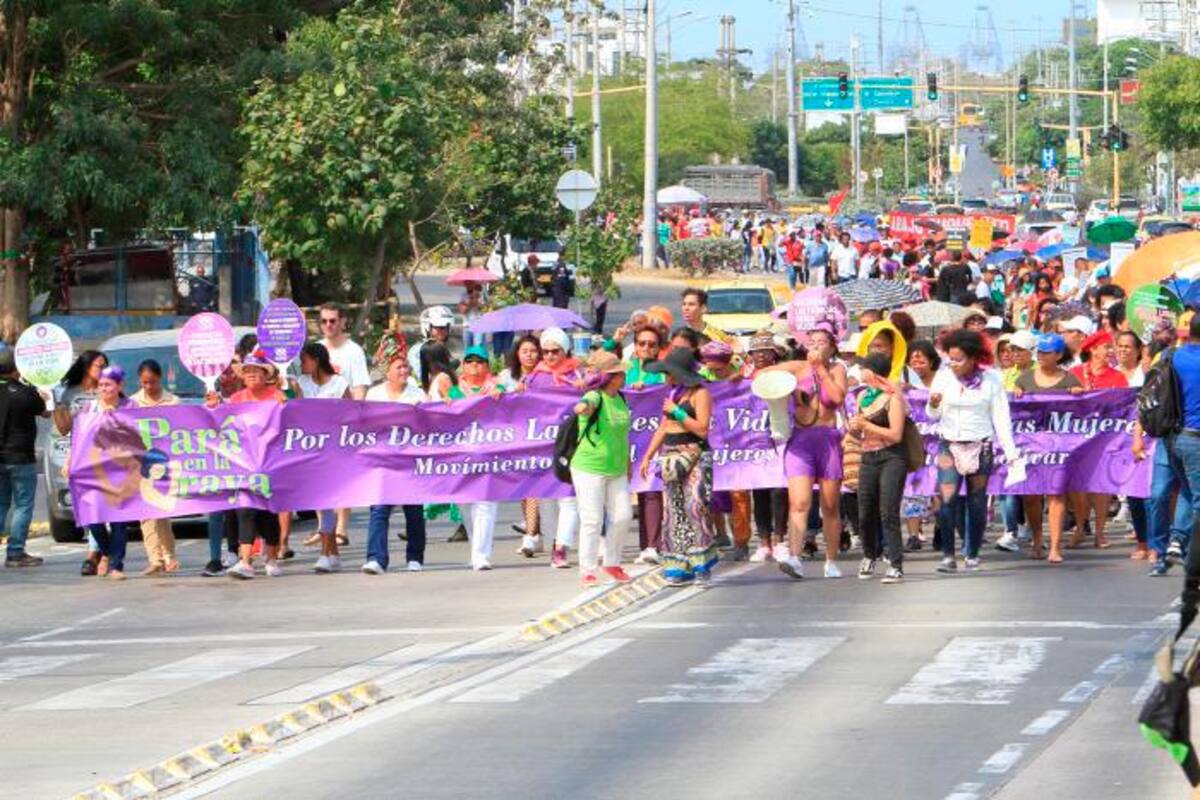 Día de la Mujer: cartageneras reclaman respeto por sus derechos
