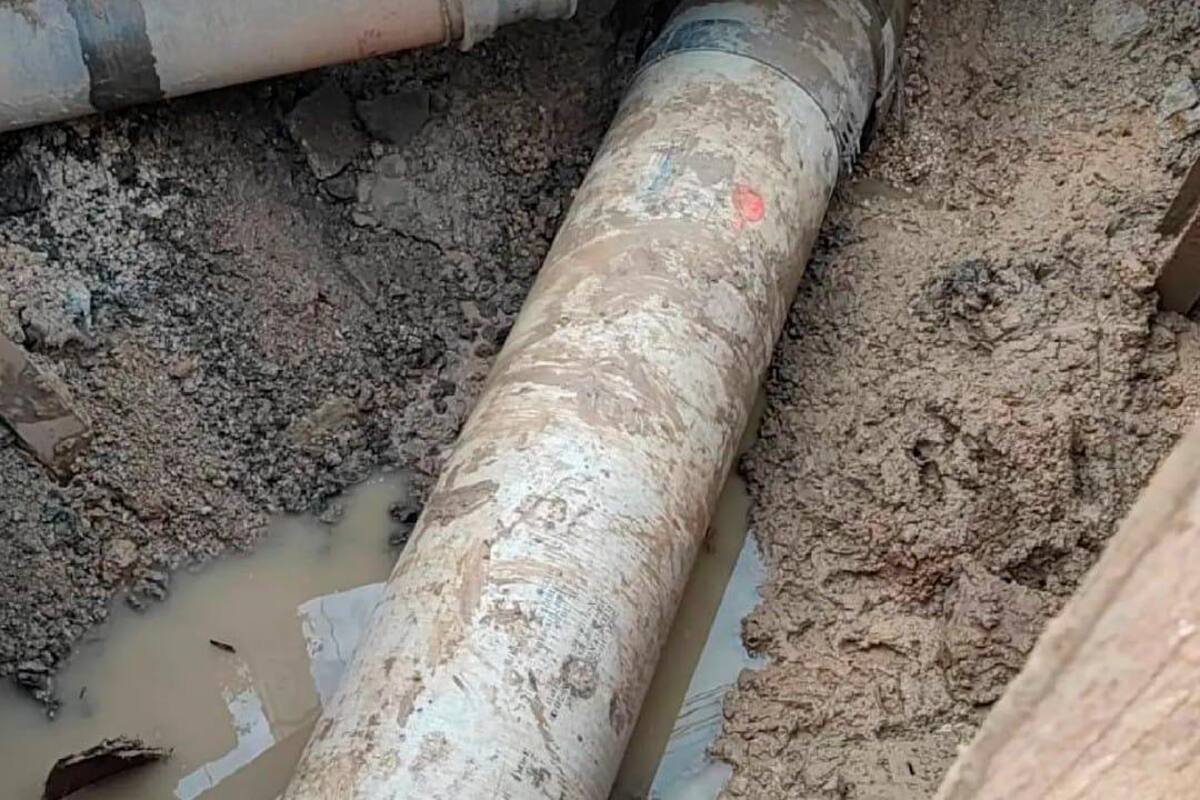 Tubería reparada: Acuacar indicó que el agua se restablecerá gradualmente