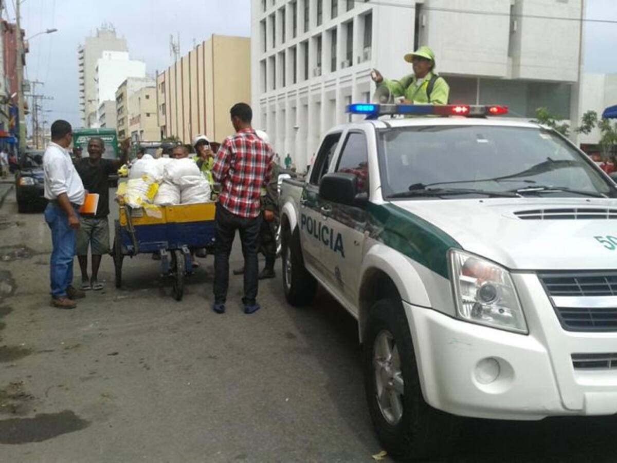 La Policía y Pacaribe adelantan esta campaña. EL UNIVERSAL