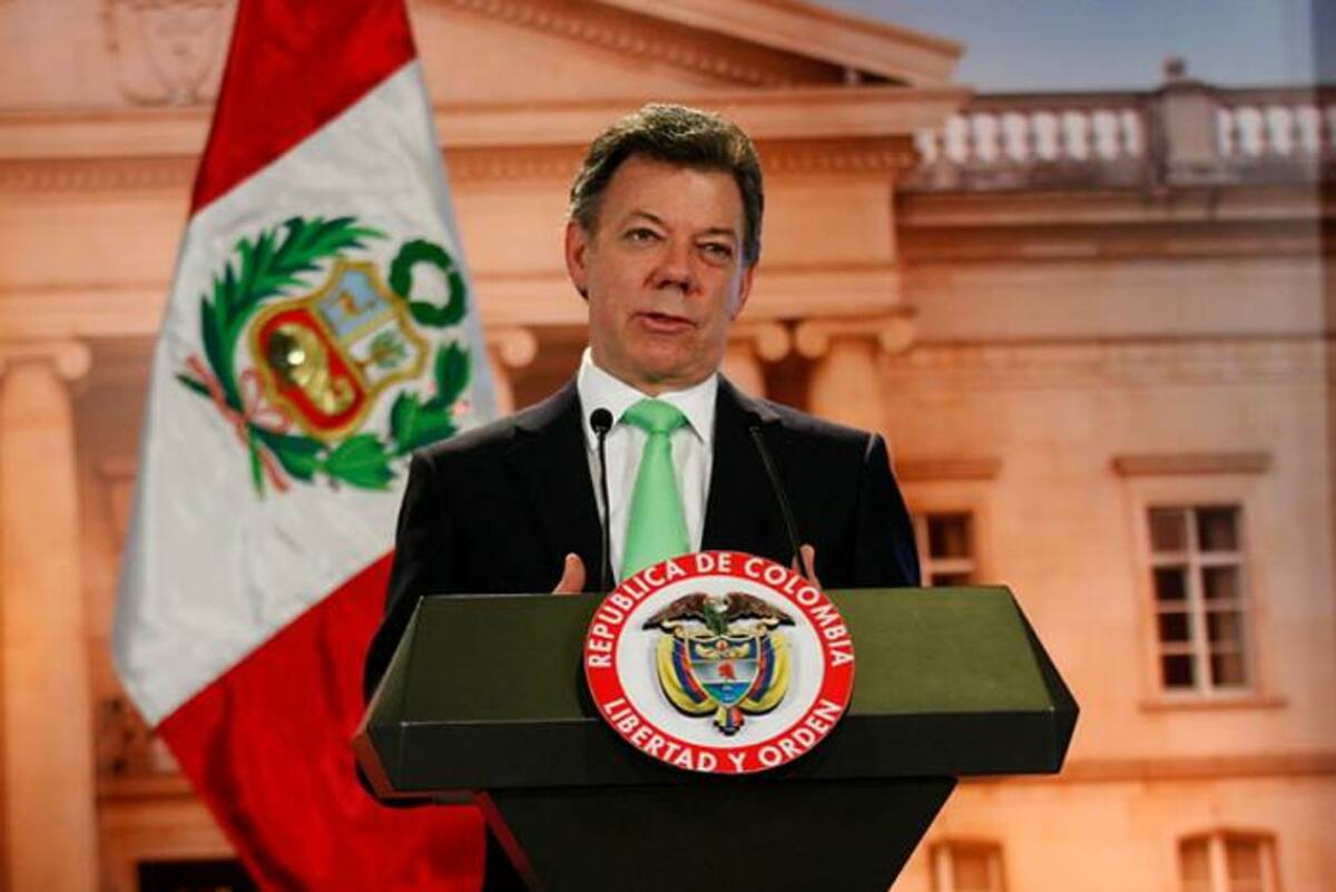 Juan Manuel Santos regresará a Colombia este martes, luego de su participación en la Cumbre ASPA. COLPRENSA