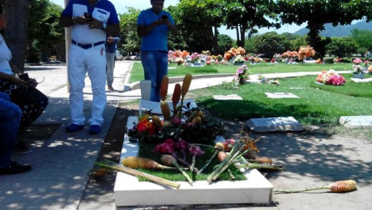 Tumba de Diomedes Díaz. CORTESÍA