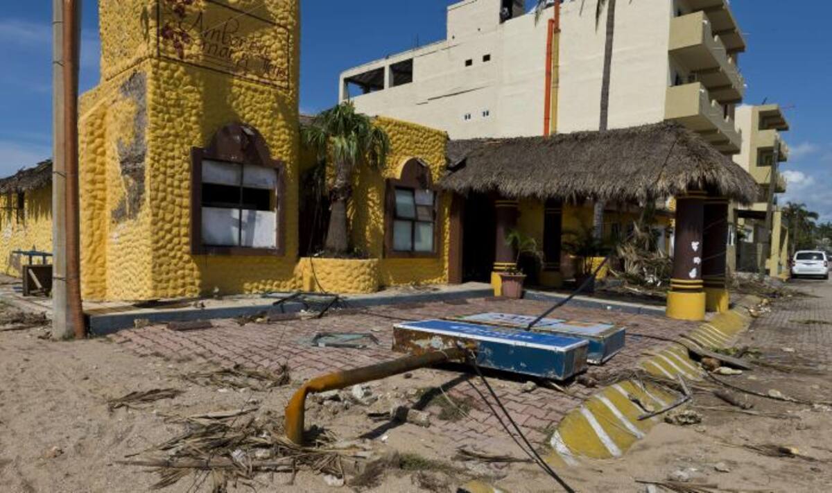 Paso del huracán Patricia por el estado Jalisco, México. AFP OMAR TORRES