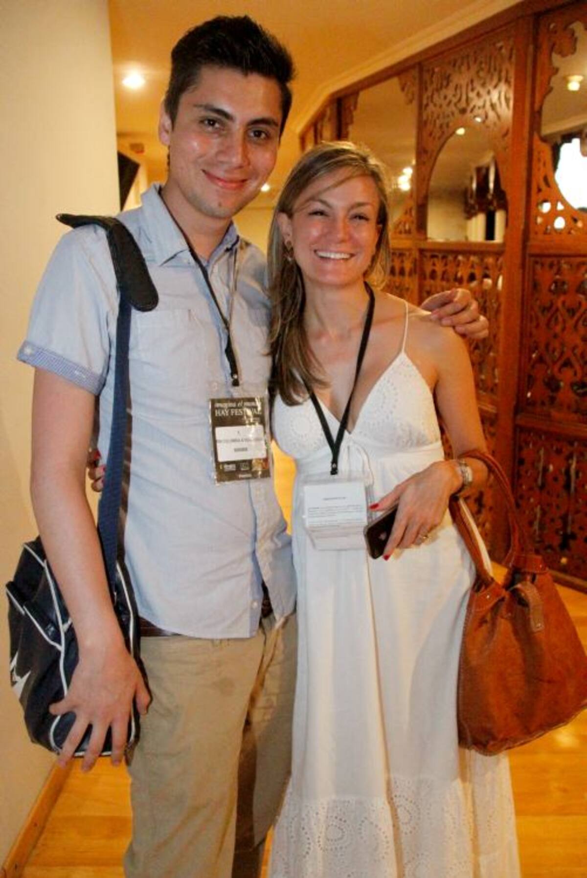 John Vásquez y Gloria Rendón.