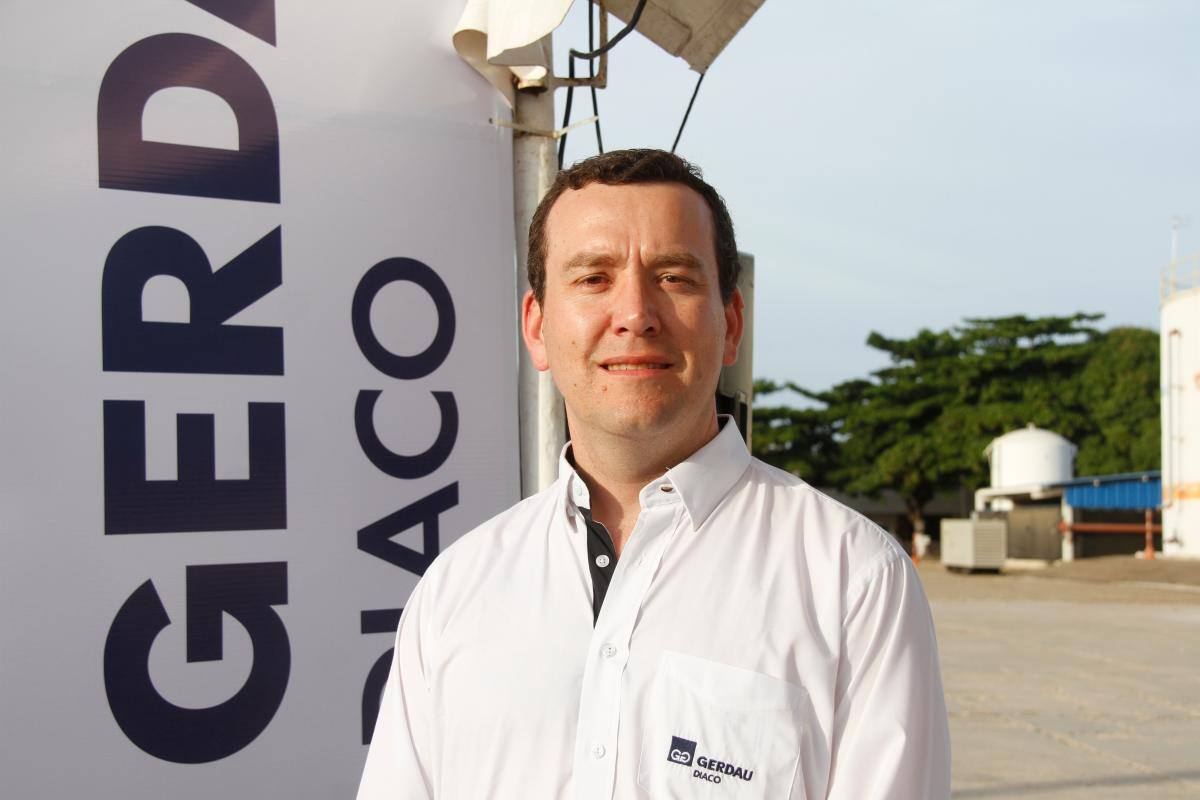 Juan E. Greibe Kohn, director de Operaciones Gerdau Diaco.