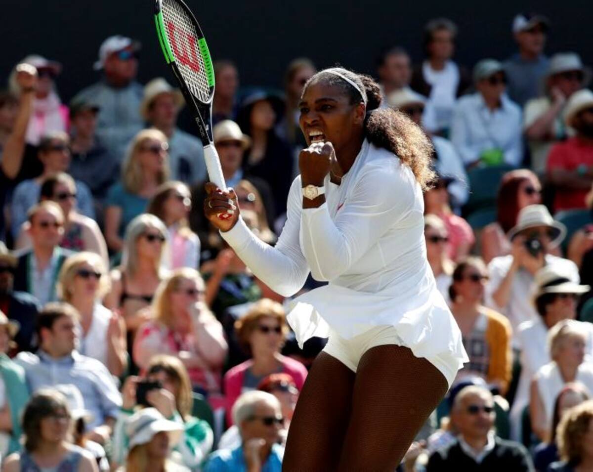 Serena Williams busca alcanzar el récord de Grand Slam en Wimbledon. EFE