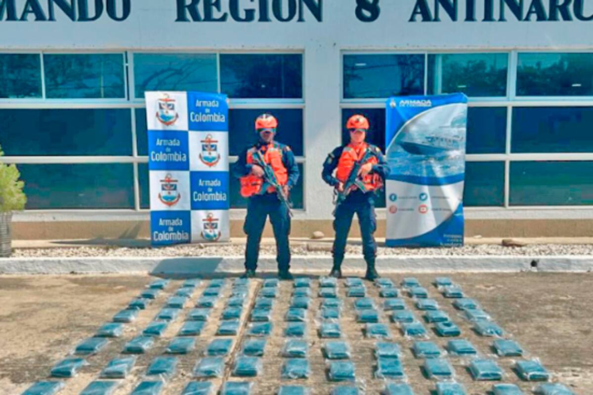 Cayó contenedor con 106 kilos de cocaína escondidos en cajas de bananos