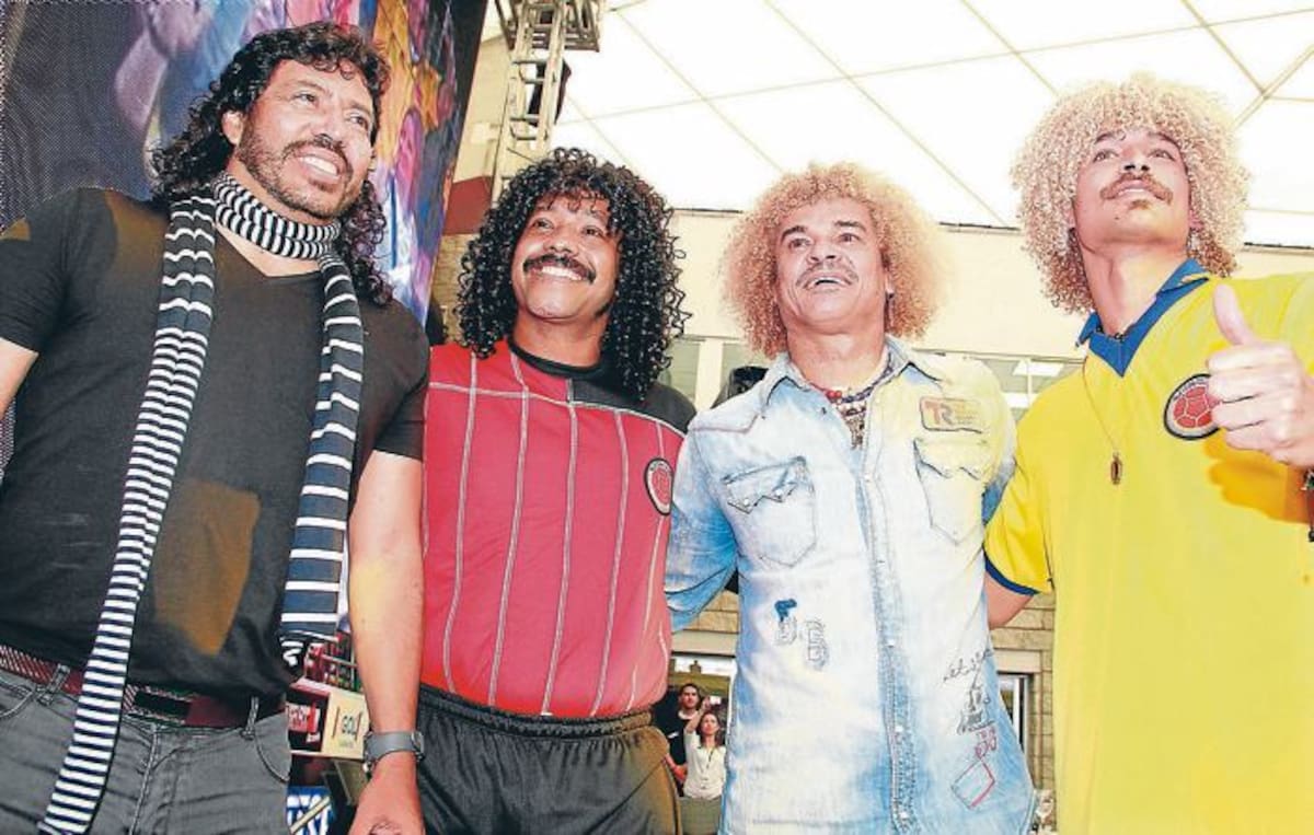 José René Higuita, John Alex Castillo, Carlos “El Pibe” Valderrama y Édgar Vittorino. Colprensa