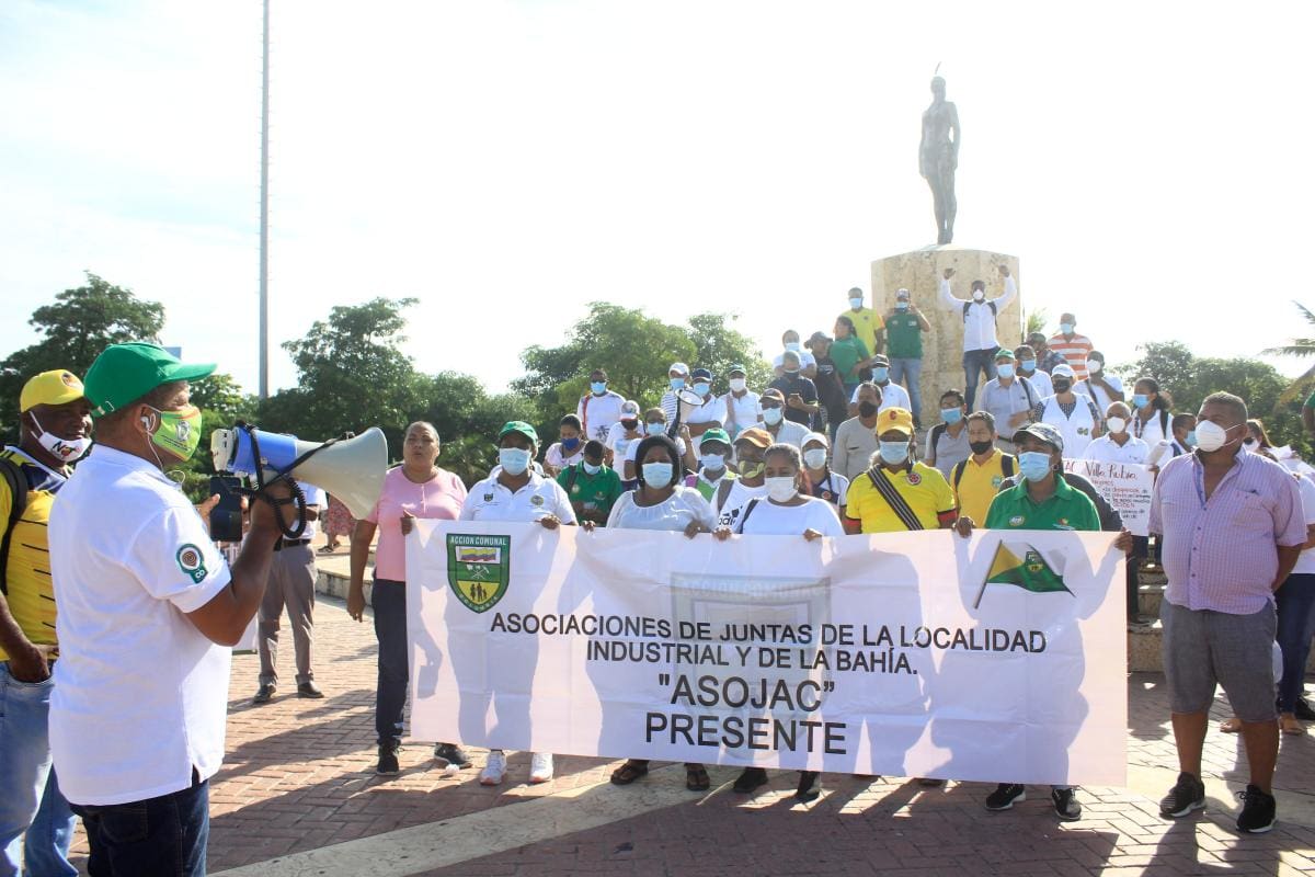 Así se hicieron sentir los líderes comunales de Cartagena