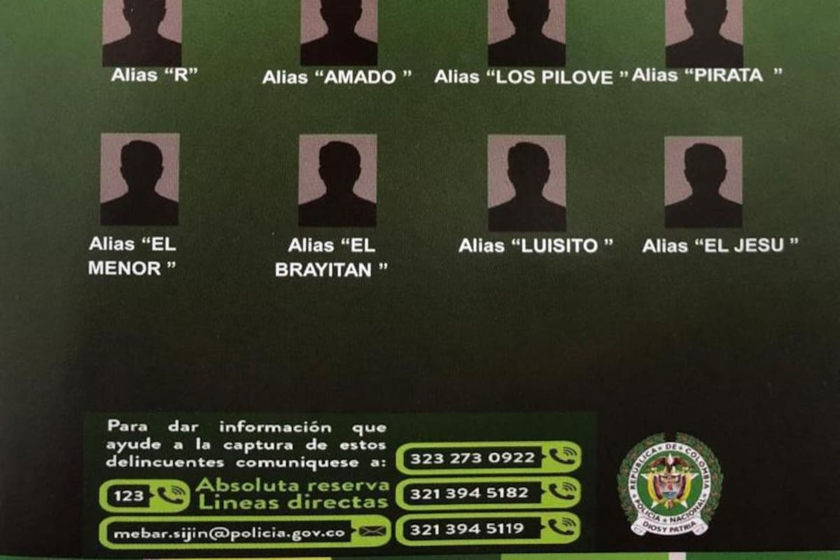 Policía presentó a las 85 personas más buscadas en Barranquilla