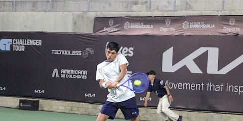 Un colombiano está en la semifinal del Challenger de Tenis de Barranquilla