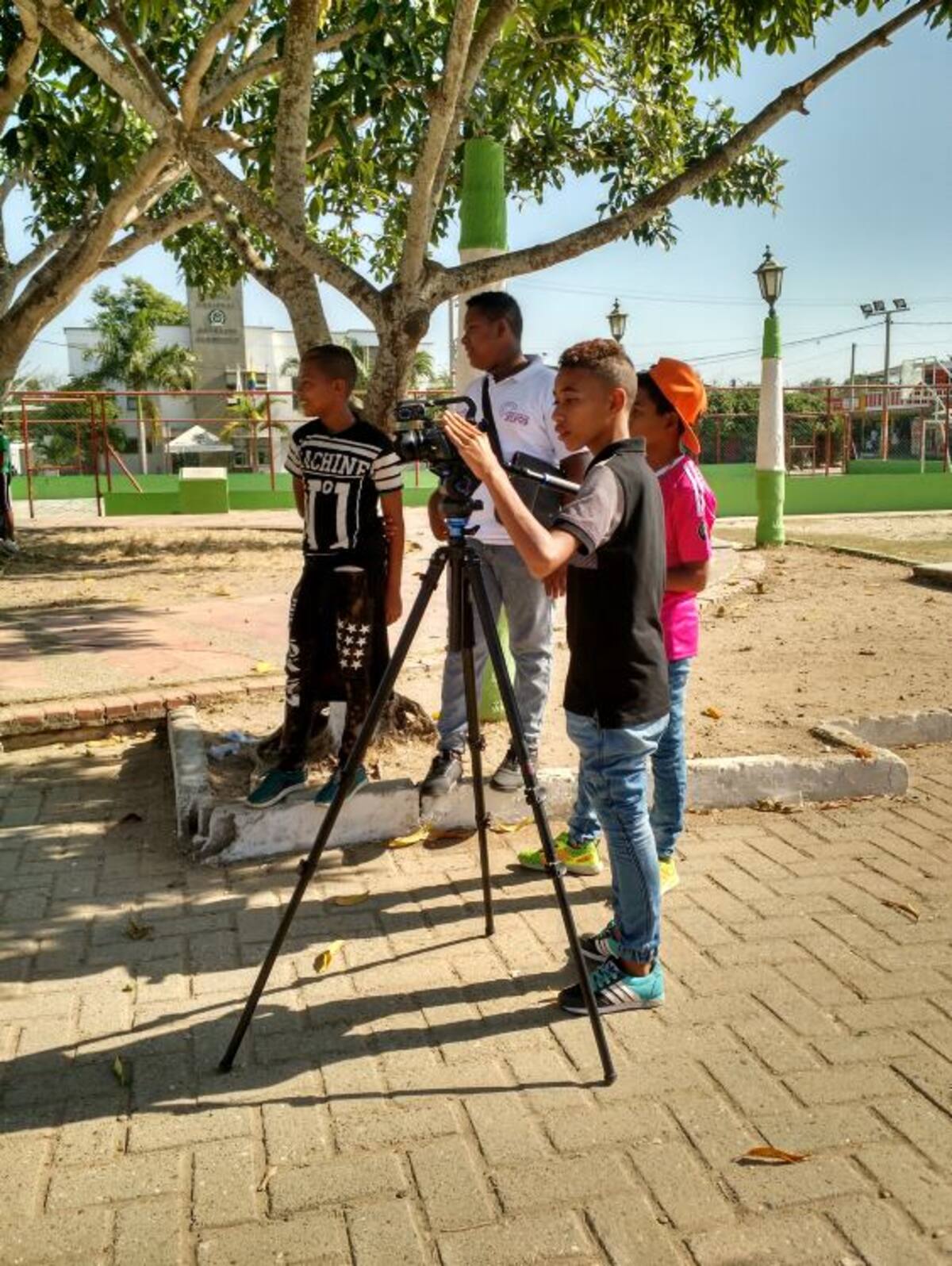 Estudiantes, pero también docentes y comunidad en general participaron en el proyecto en ambos municipios. Algunos de sus microdocumentales serán exhibidos en el FICCI. Cortesía