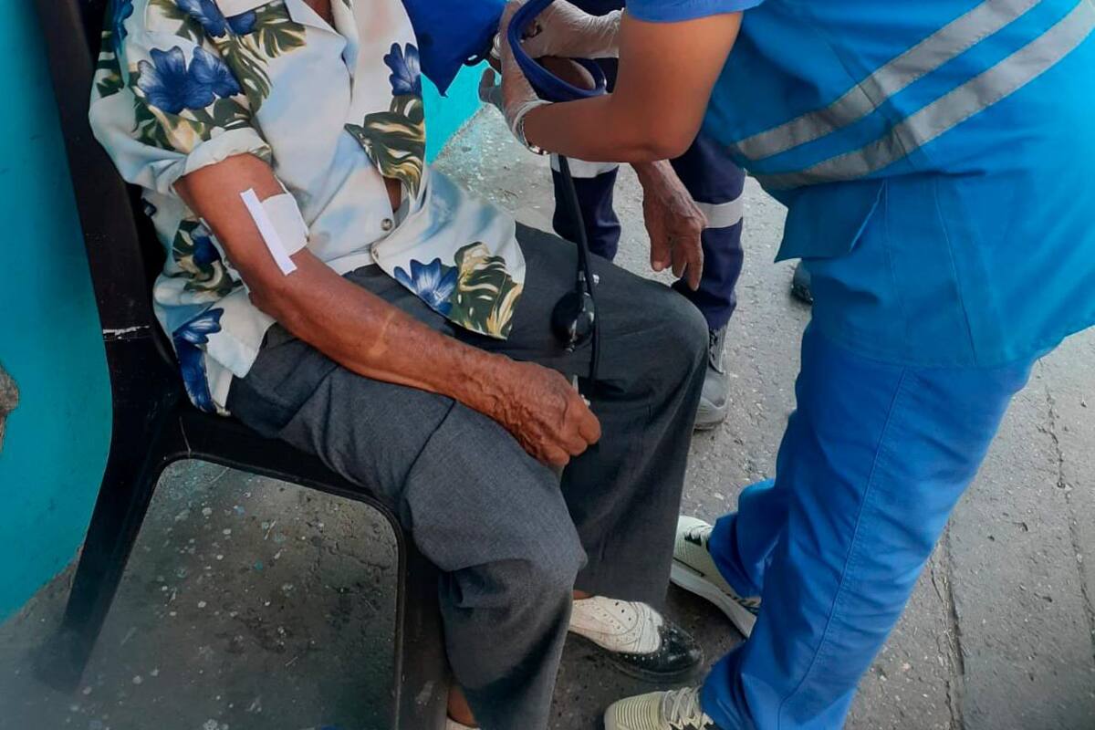 Esto pasó con un adulto mayor de 89 años que caminaba por Getsemaní