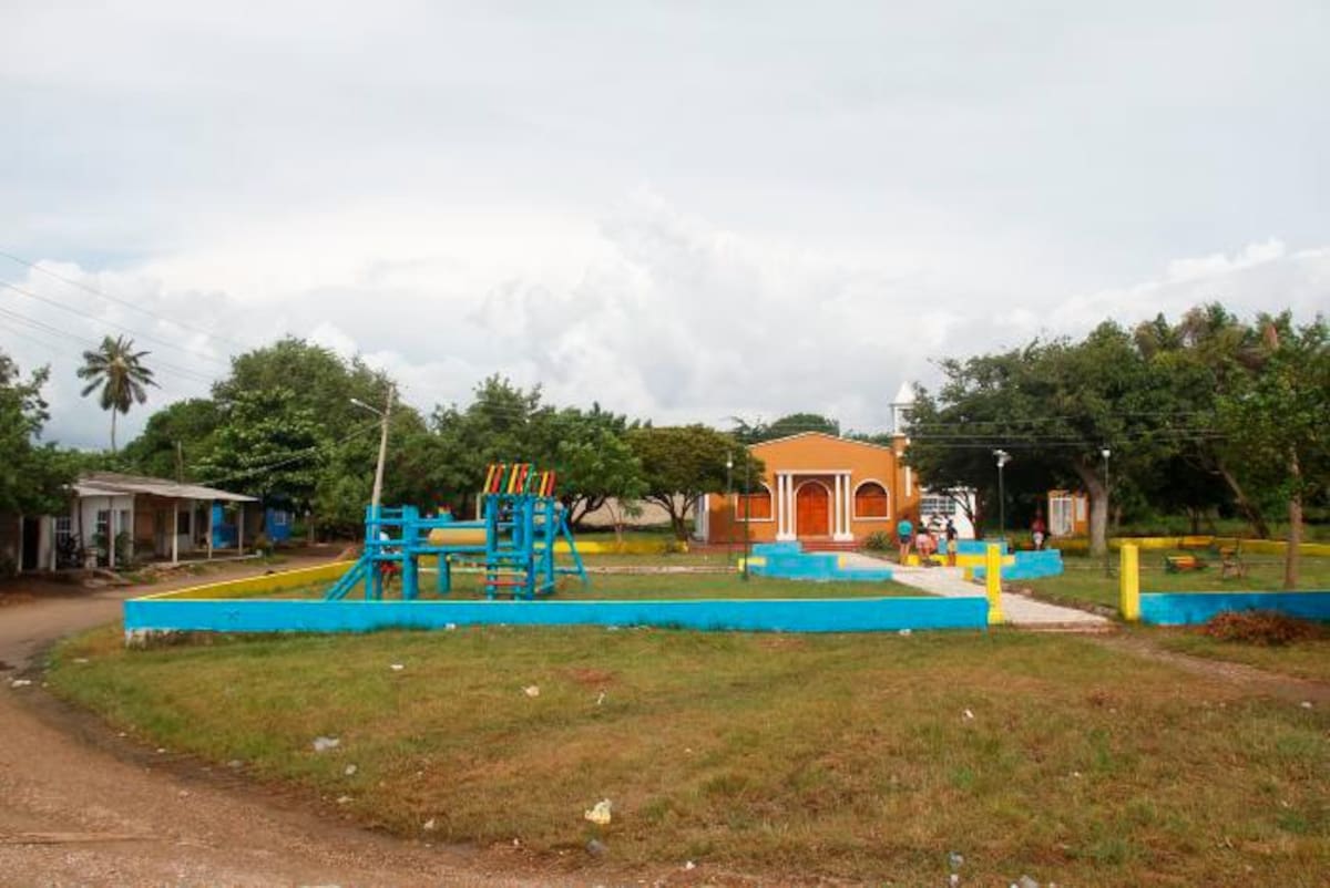 Corregimiento de Galerazamba en el municipio de Santa Catalina (Bolívar). //LUIS EDUARDO HERRÁN - EL UNIVERSAL