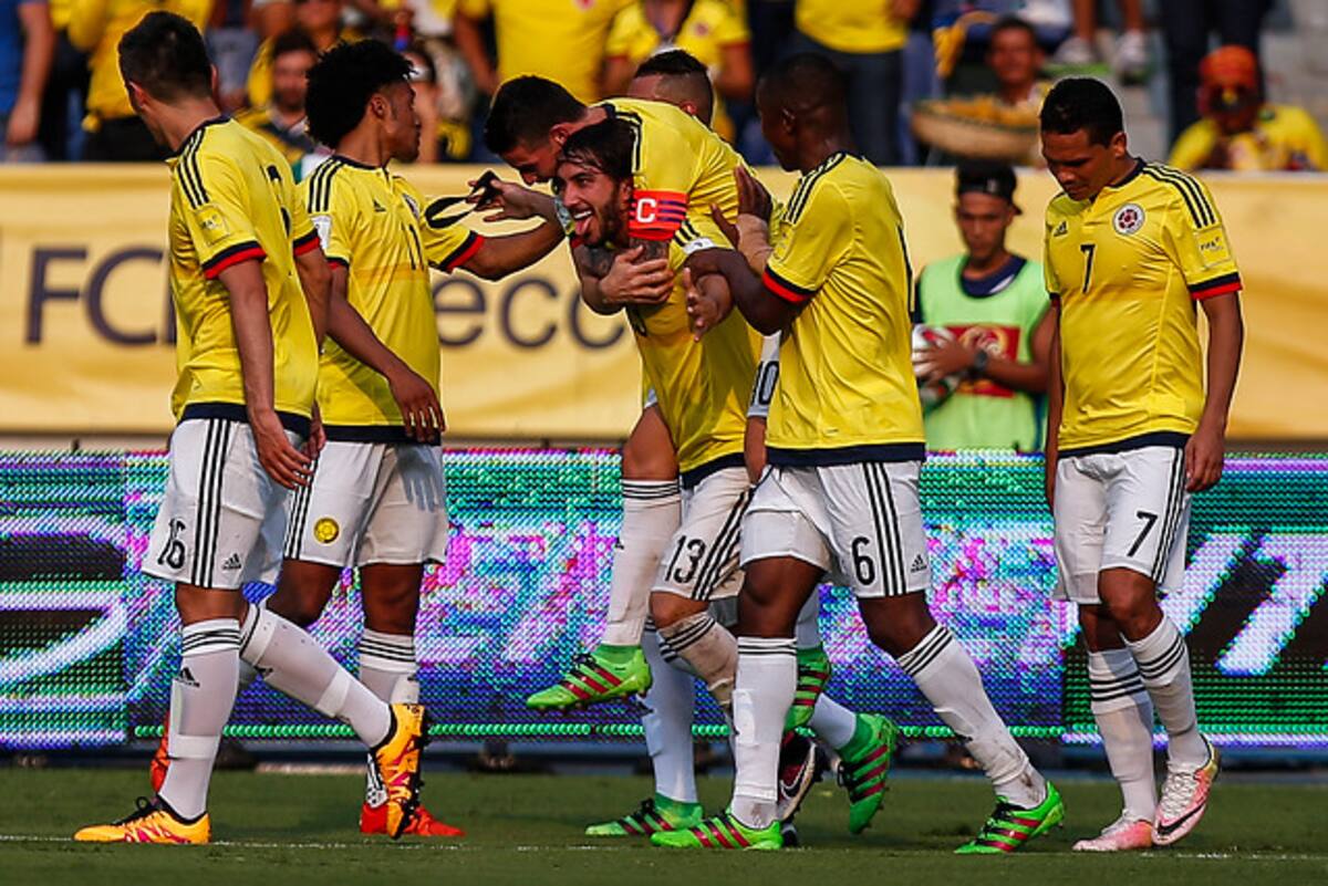 Estadio Metropolitano Roberto Melendez de Barranquilla, la Selección Colombia.