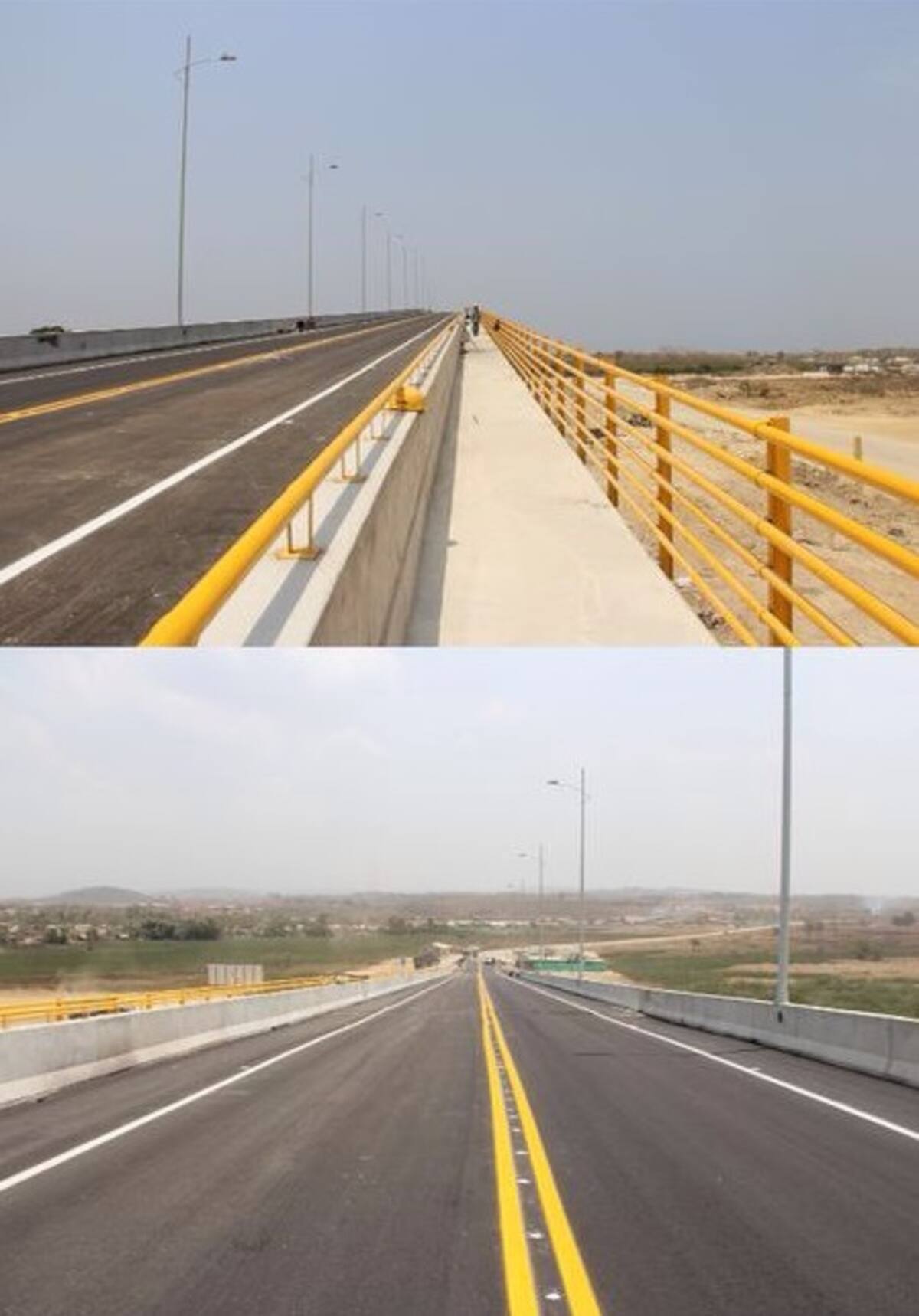 Estas son las fotos más recientes del puente de Barú. Cortesía