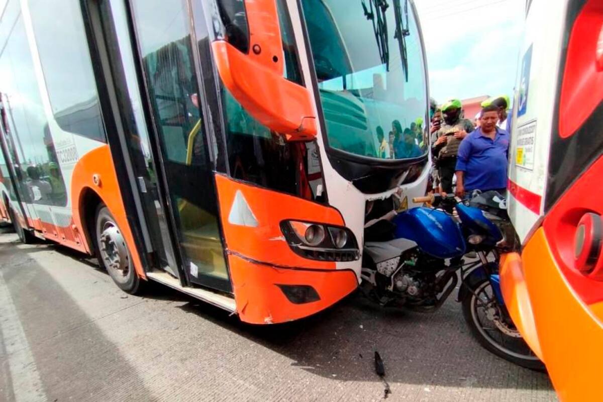 Transcaribe involucrado en 379 accidentes: estas son las zonas de riesgo