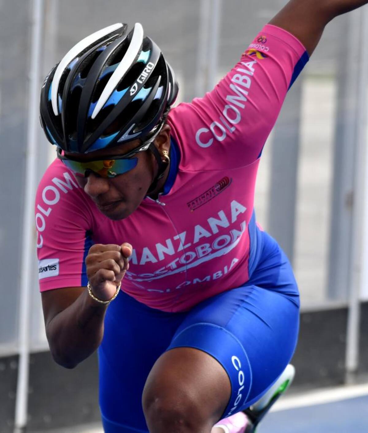 Yercy Puello ganó el oro en los 300 metros pista en damas mayores. Cortesía: Luis Ramírez