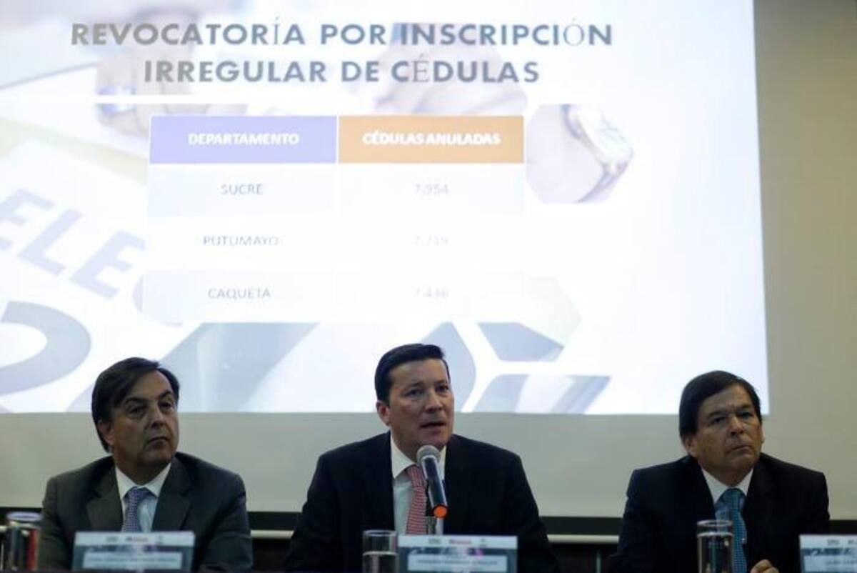 Hernán Penagos, presidente del CNE, firmó las resolución que deja al descubierto la trashumancia en Bolívar.