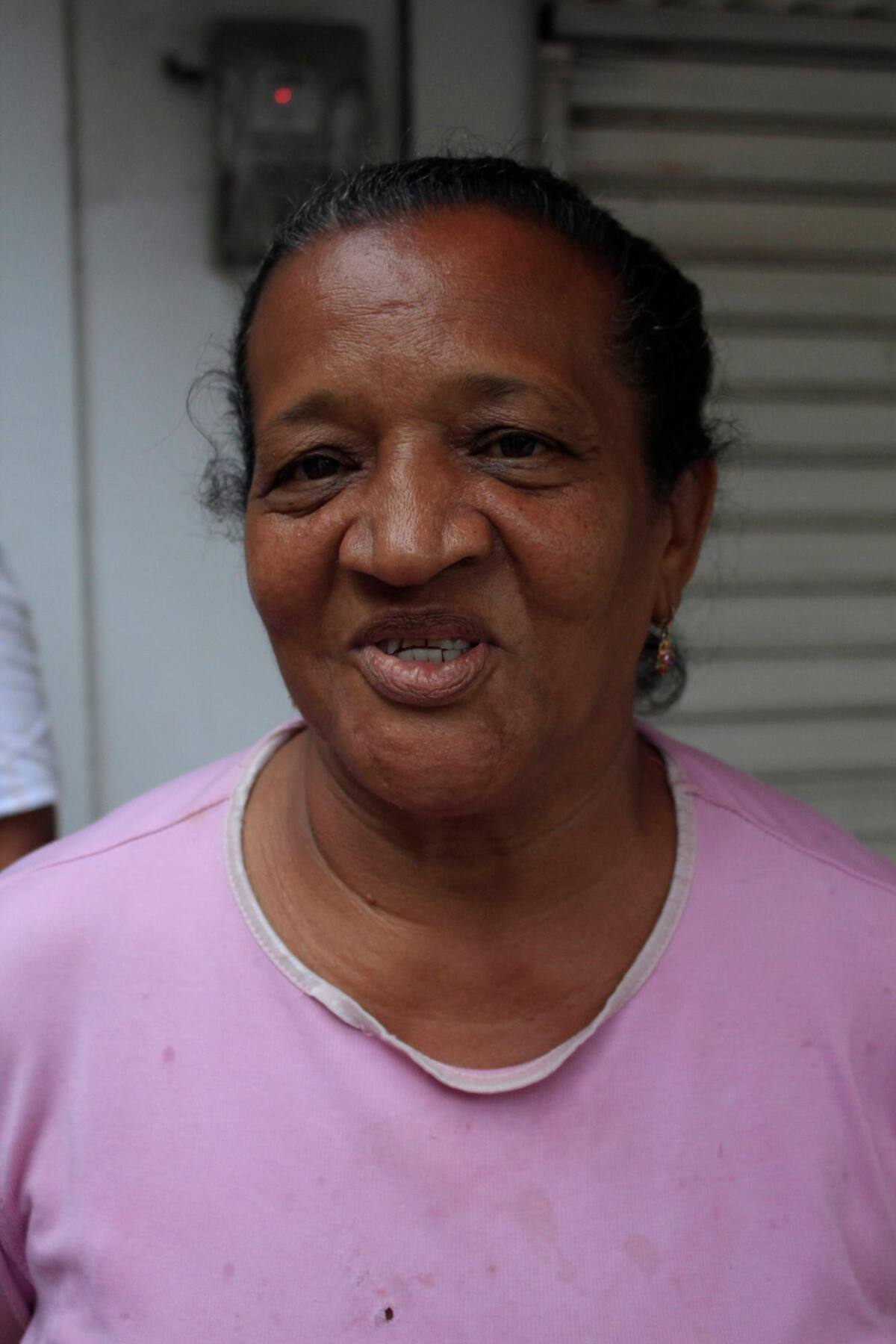 Myriam Pájaro, habitante de Turbaco.