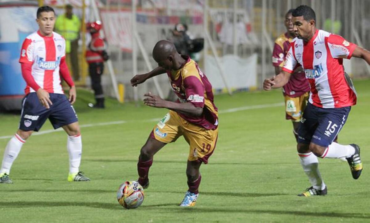 Los barranquilleros igualaron 1-1 contra los tolimenses en Bogotá. COLPRENSA