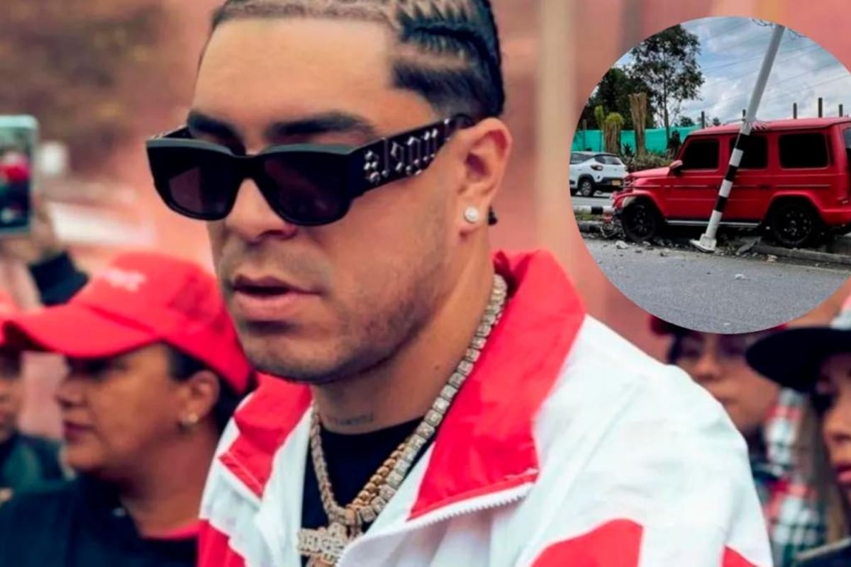 Ryan Castro sufrió accidente en lujosa camioneta en Medellín