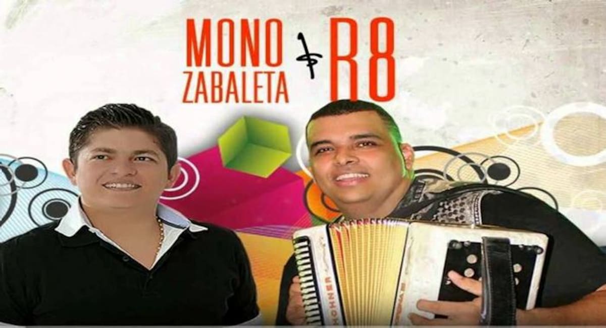 El Mono Zabaleta y Rolando Ochoa "R8". CORTESÍA