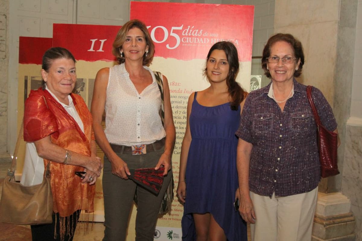 María Sixta Bustamante, Marta Zúñiga, Pauline Kron y Tere Perdomo. Fotos MARUJA PARRA/EL UNIVERSAL/