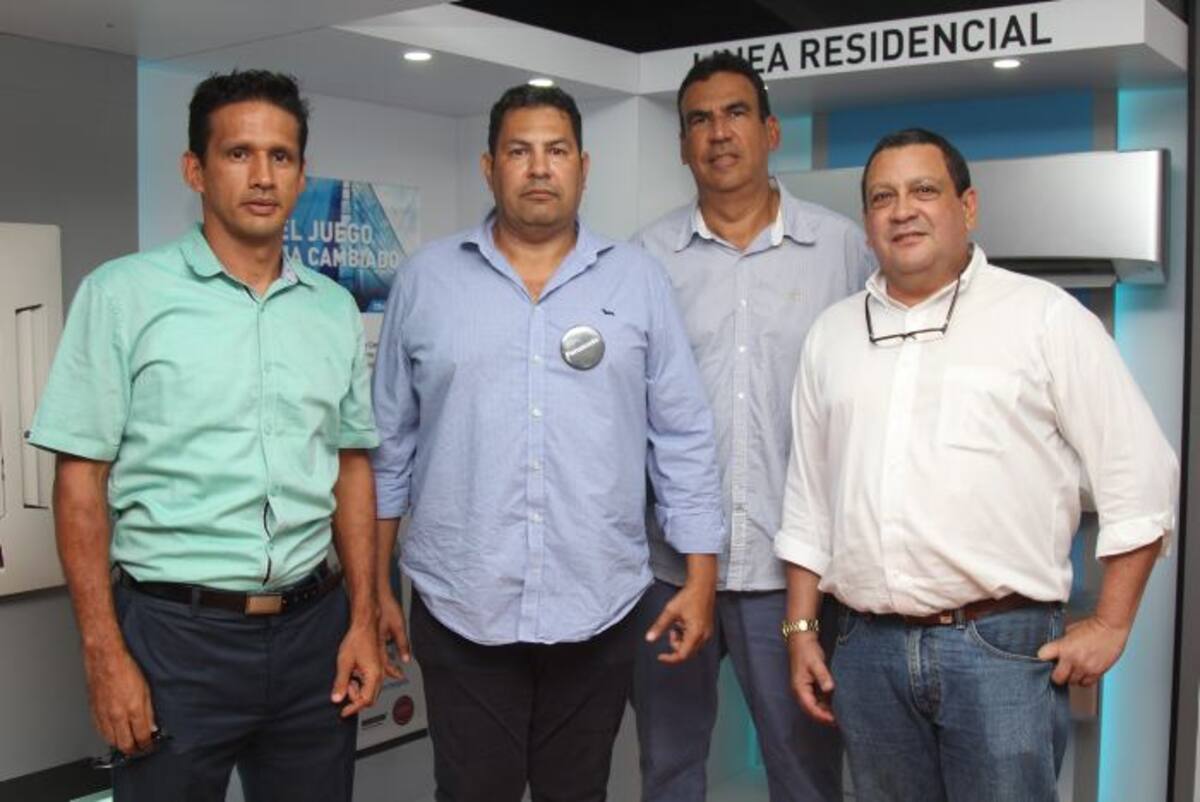Ricardo Serje, Gabriel De Los Ríos, Juan Ayazo y Gustavo Betín. KAILLINE GIRALDO