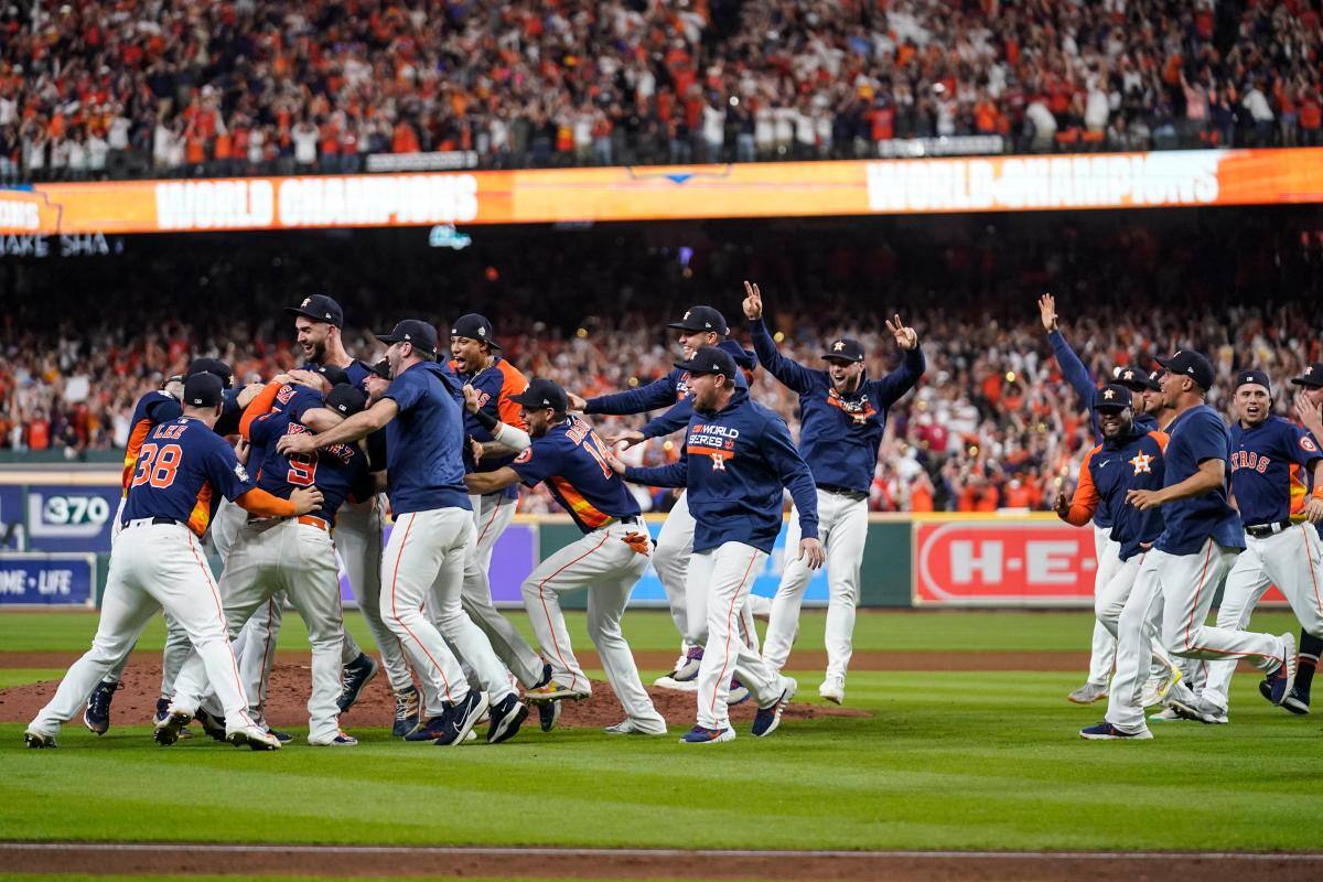 Serie Mundial: El cielo de Houston se ilumina con sus Astros campeones