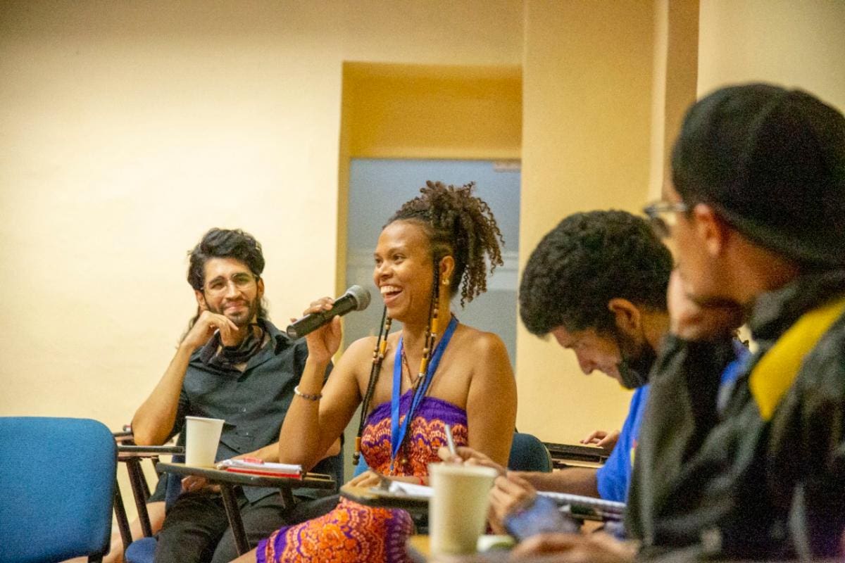 Obra de Manuel Zapata Olivella en el taller de creación de Podcast