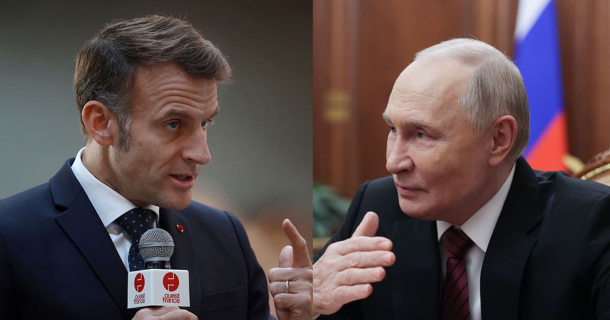 Macron y Putin acuerdan diálogo en medio del conflicto internacional