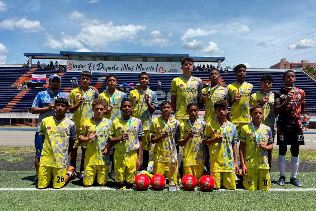 Talentos Cartageneros, subcampeón de la Copa Bon Bon Bum en Bello