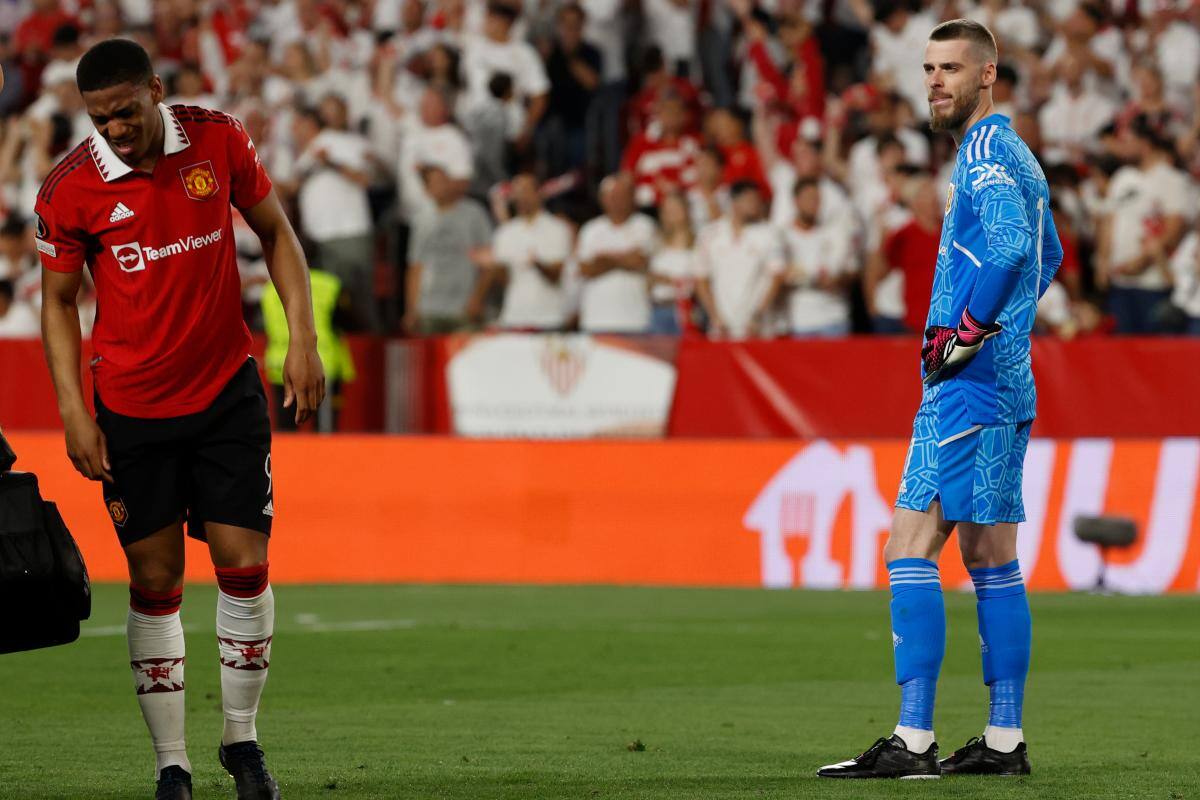 El error de De Gea que selló clasificación del Sevilla en Europa League
