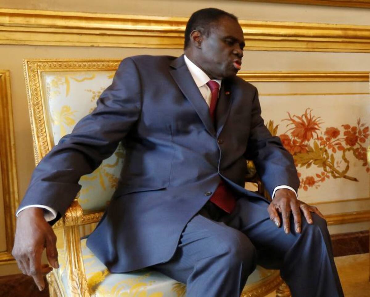 El presidente de transición de Burkina Faso, Michel Kafando, derrocado por un golpe de Estado el miércoles, AP