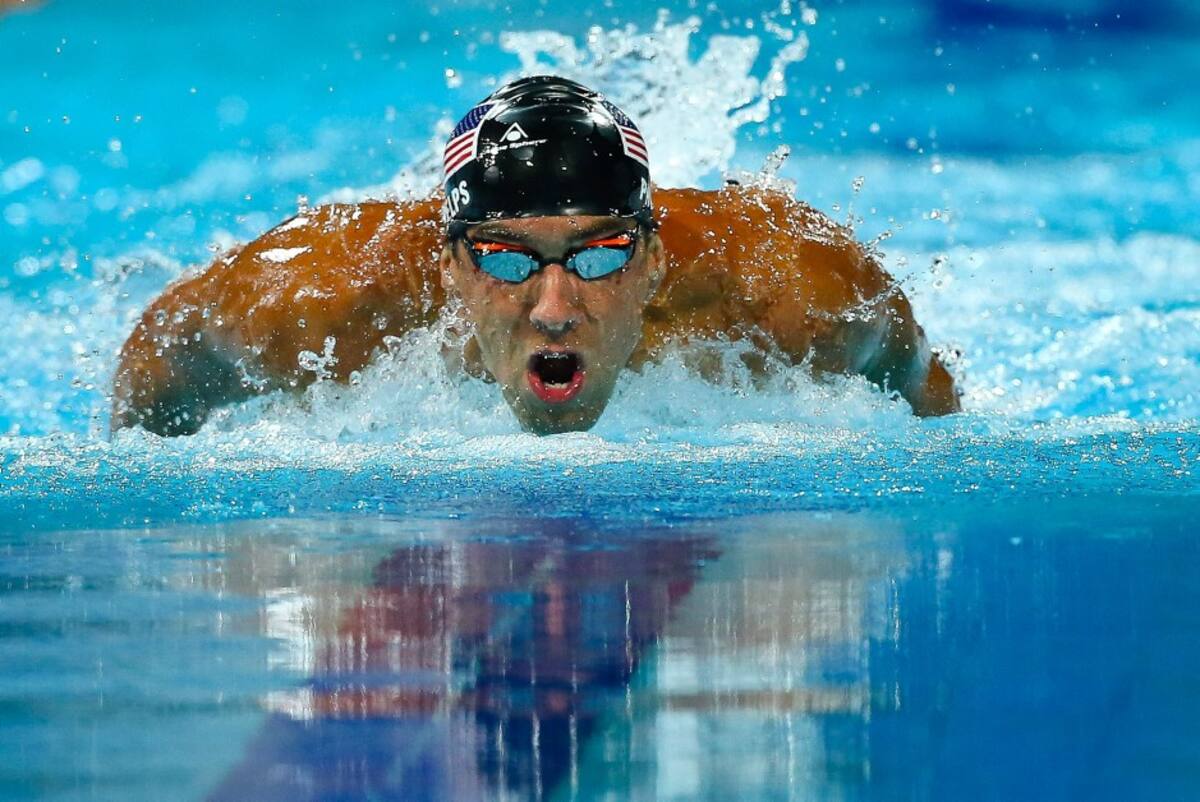 Michael Phelps en acción AFP PATRICK HAMILTON