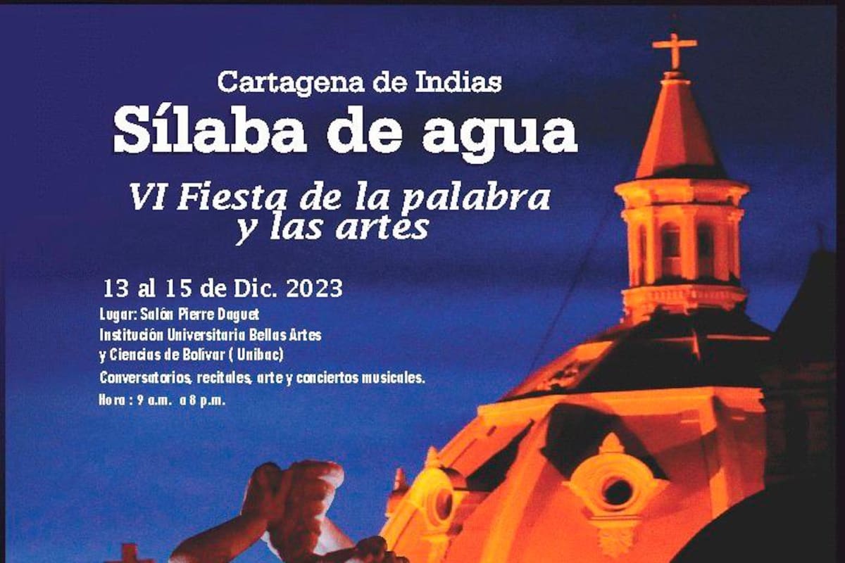 Sílaba de Agua, una fiesta de letras y arte que se toma Cartagena